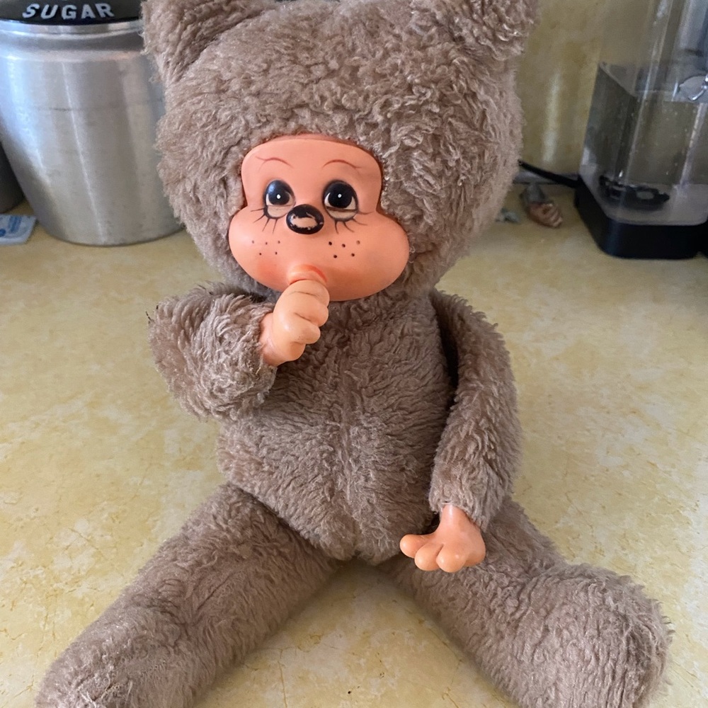 Vintage Monchichi Teddy Bear